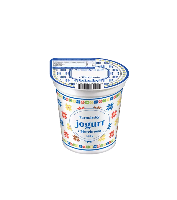 Farmárský jogurt z Horehornia biely 145 g