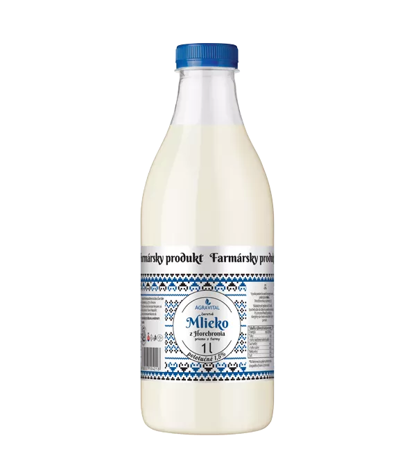Polotučné mlieko 1 liter / 1,5 % Čerstvé