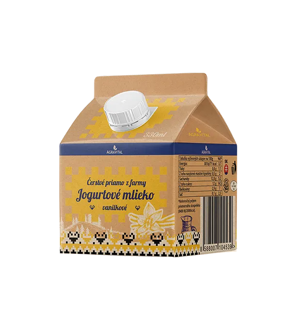 Jogurtové mlieko z Horehronia vanilkové 330 ml