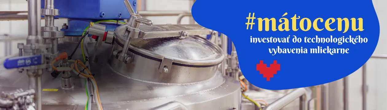 Technologické vybavenie do mliekarne