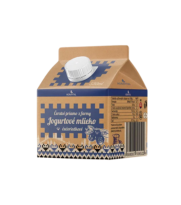 Jogurtové mlieko z Horehronia čučoriedkové 330 ml